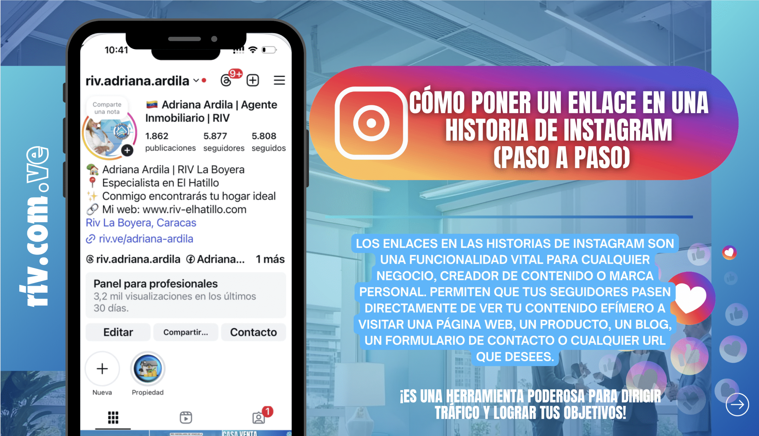 104 – Instagram Historias para inmobiliarios